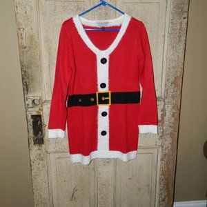 Tiara International Christmas Collection Santa Tunic Women's Size Medium (NN-8)